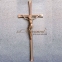 Хрест католицький з розп'яттям К06 срібло 0