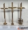 Крест напольный из бронзы 24283 с распятием 30053 Caggiati 1