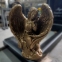 Статуя задумчивый ангел девочка А19 бронза 4