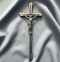 Хрест православний із латуні 12х30 см арт.006 1