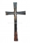 Крест из латуни 115 мм православный, арт. 1 0