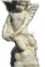Скульптура ангелочка 35см 2