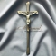 Крест католический из латуни 12х30 см арт.007 0