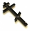 Хрест православний бронза арт.41039 Vezzani 9x20 см 3