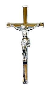 Хрест К03 з розпяттям католицьким і православним,  срібний Хрест К03 з розпяттям католицьким і православним,  срібний