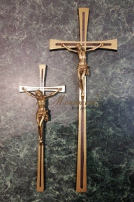Латунний католицький хрест