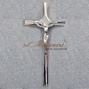 Крест католический с распятием К08 серебро