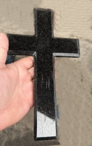 Крест из габбро 26-30*15 см
