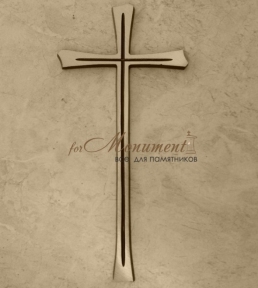 Крест из латунного сплава 280 мм католический, арт. 21