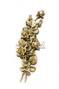 Ветка розы 45 см  арт.3721 Lorenzi