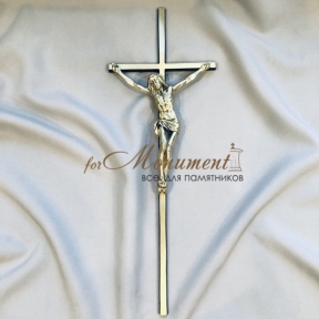 Крест латунный 17х48 см арт.043