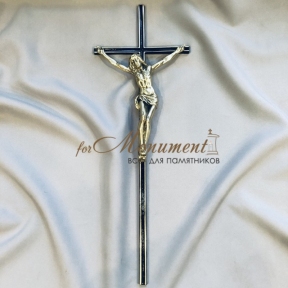 Крест с канавкой латунный 17х48,5 см арт.044