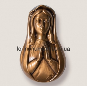 Берельеф дева Мария из бронзы 32674 Caggiati