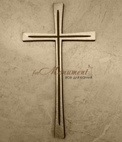 Крест из латунного сплава190 мм,  арт. 6