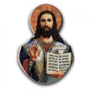 Икона из фарфора Иисус