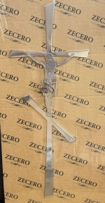 Хрест православний з розпяттям нержавіюча сталь сталь 4мм арт 1828, Польша