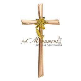 Крест бронза с цветком 2080 Lorenzi (Лорензи)