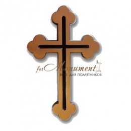 Хрест православний бронза арт.41027 Vezzani 13x20 см