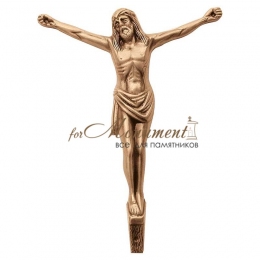 Распятие католическое бронза 2019 Lorenzi (Лорензи) 19х25 см
