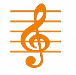 Скрипковий ключ плоский із латуні 20см