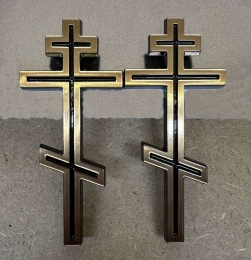Хрест православний бронза арт 90322/12 Caggiati