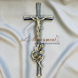 Крест строгий с распятием 38х15,5 см арт.035