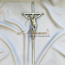 Крест латунный 17х48 см арт.043