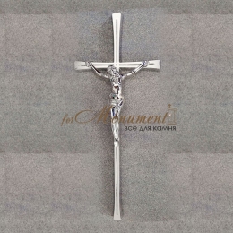 Крест католический с распятием К06 серебро