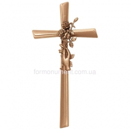 Крест с ладонью и розами 2121 Lorenzi (Лорензи)