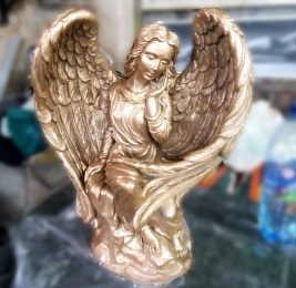 Статуя янгола дівчини А19 бронза 53см