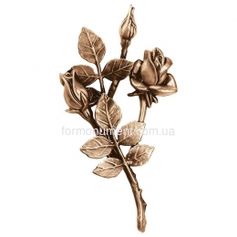 Гілки троянди бронза 3743 sx Lorenzi (Лорензі) 13х25 см