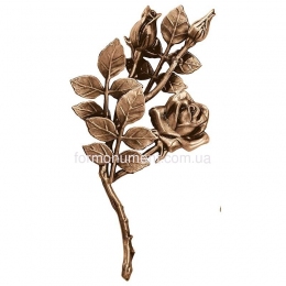 Гілка троянд бронза 3748 sx Lorenzi (Лорензі) 15x30 см