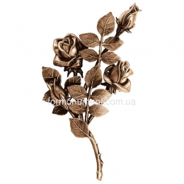 Гілка троянд бронза 3749 sx Lorenzi (Лорензі) 16x30 см