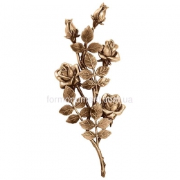 Гілка троянд бронза 3750 Lorenzi (Лорензі) 17х40 см