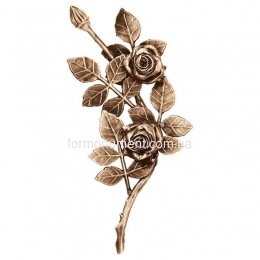 Гілка троянд бронза 3752 dx Lorenzi (Лорензі) 13х28 см