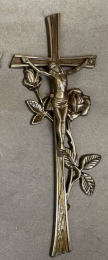 Крест КР4/39 с цветком распятьем и без распятья