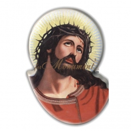 Ікона з порцеляни Ісус на розп'яття