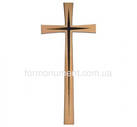 Красивый крест из бронзы 2619 Jorda 40x17 см