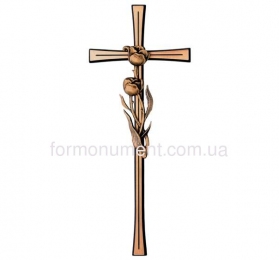 Крест с тюльпанами 2658 Jorda 40x16 см