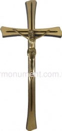 Крест из латуни 12х24 см арт.015_1
