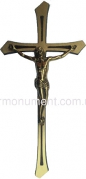 Крест православный из латуни 14х34 см арт.018_1