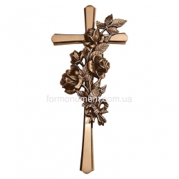 Крест с букетом 2183 Lorenzi (Лорензи) 18х40 см