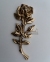 Роза из латунного сплава 190 мм арт 1, арт 2