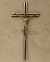 Хрест із латуні 200 мм католицький, арт.