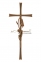 Хрест з колоском 40х16 см бронза 23613 Caggiati
