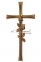 Крест с розой бронза 23453 Caggiati (Каджиати)
