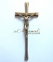 Хрест з католицьким розп'яттям з бронзи арт 2620 Jorda