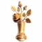 Розы в вазе бронза 25 см, 29211 Caggiati