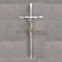 Хрест католицький з розп'яттям К06 срібло