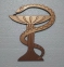 Медичний знак із латуні 20см